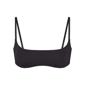 SKIMS Micro Scoop Bikini Top- Onyx